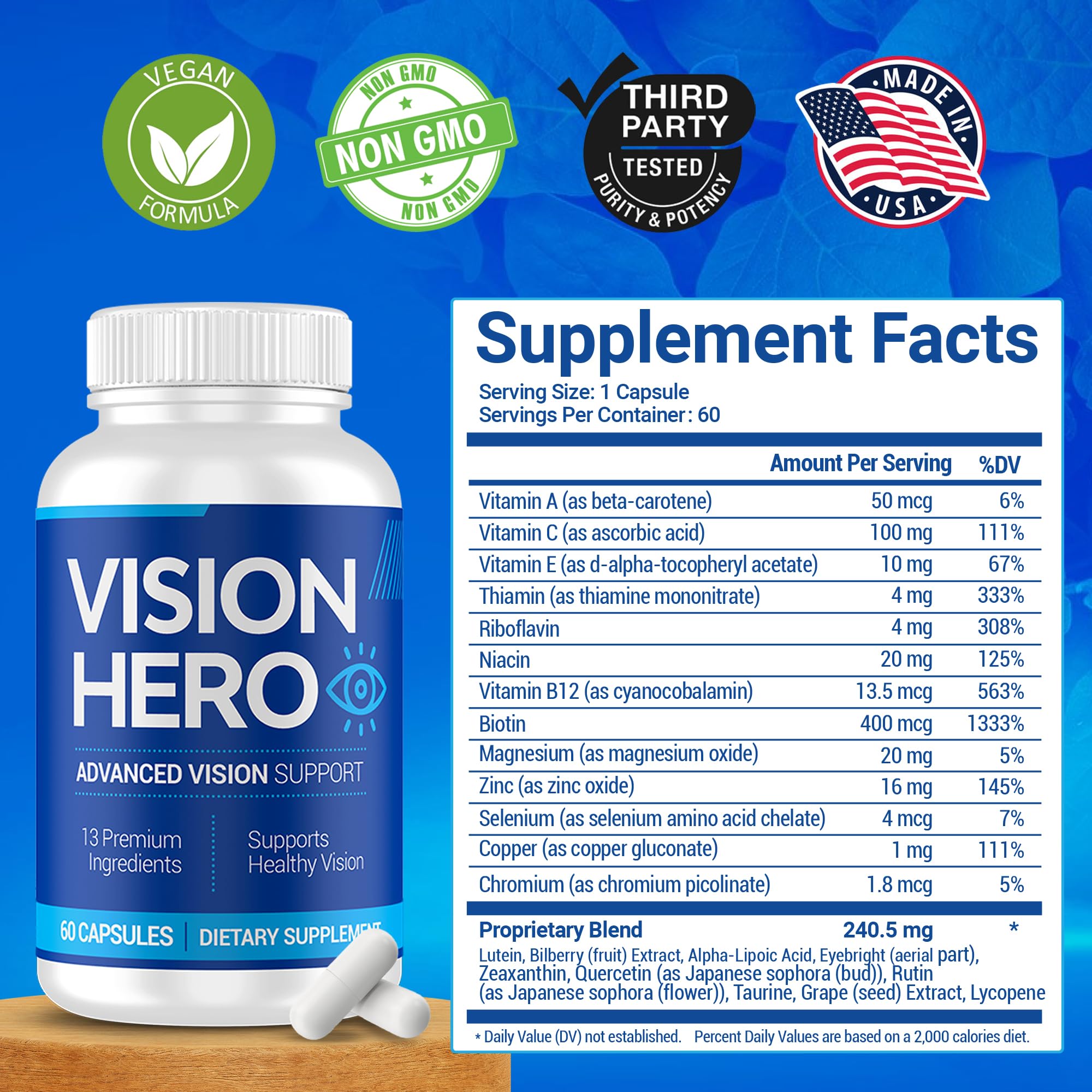 Vision Hero Advanced Vision Support outdoors for clearer contrast and eye comfort.