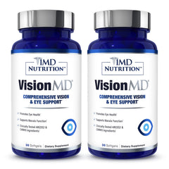 VisionMD Vision Carmis bottle front for daily eye support.