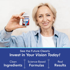 VisiUltra screen time relief concept for reduced eye strain during gaming.