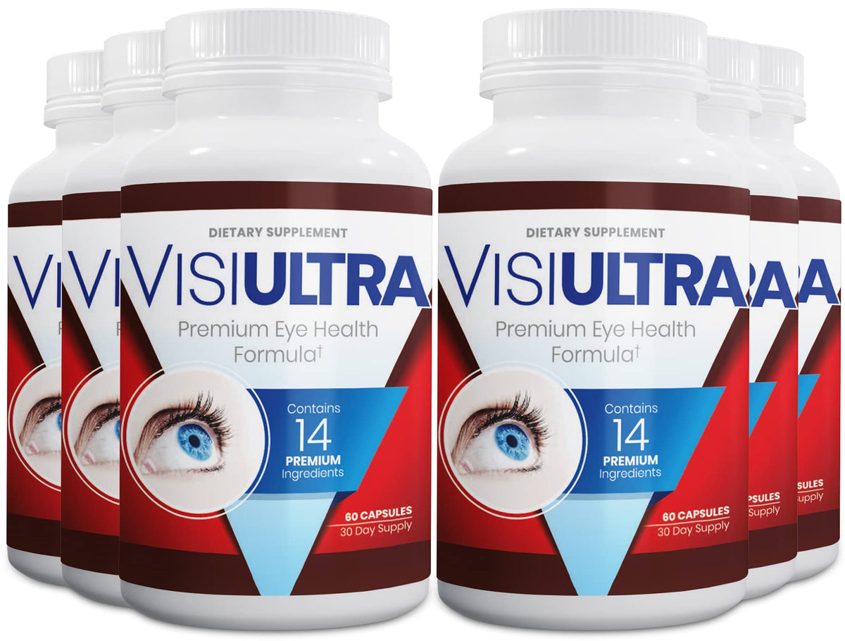 VisiUltra eye health bottle front for daily visual support