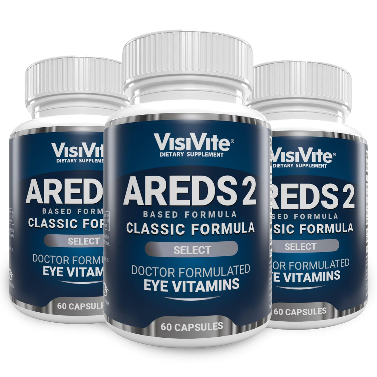 VisiVite AREDS2 Select bottle front for macular health support