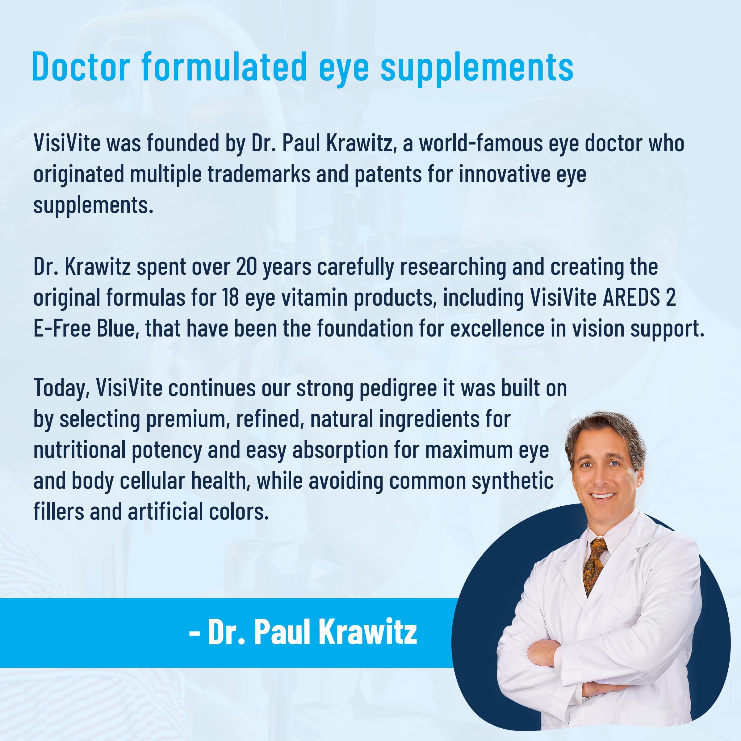 VisiVite USA-made in an FDA-registered facility for quality assurance.