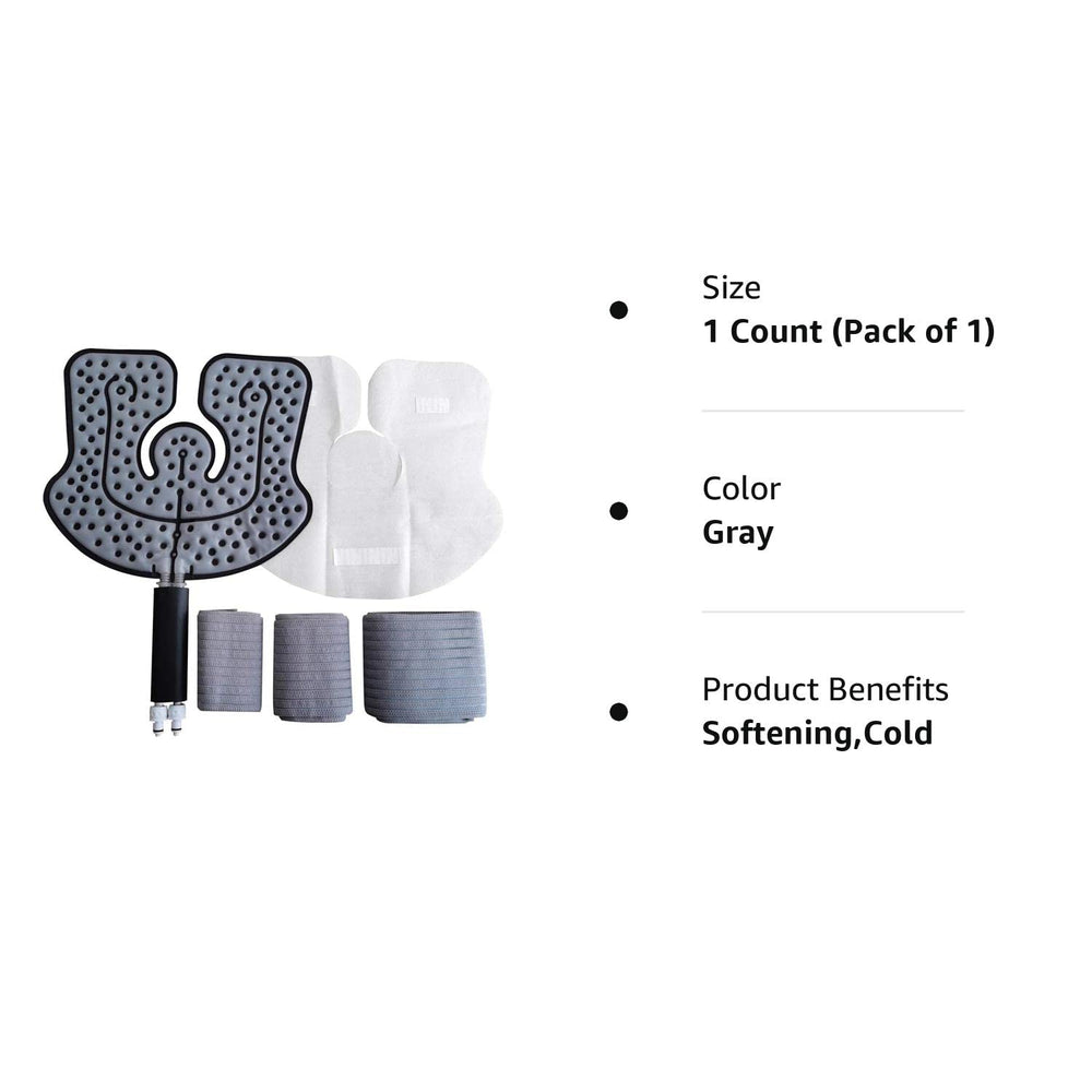 Vistashine includes pad straps and liner for flexible cooling
