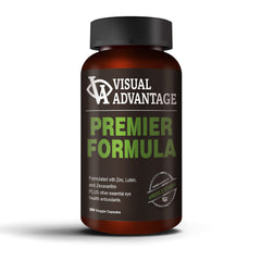 Visual Advantage Premier Formula bottle on shelf supports daily eye health