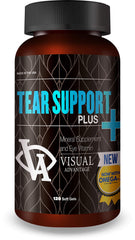 Visual Advantage Tear Support Plus bottle supports healthy tear production for eye comfort.