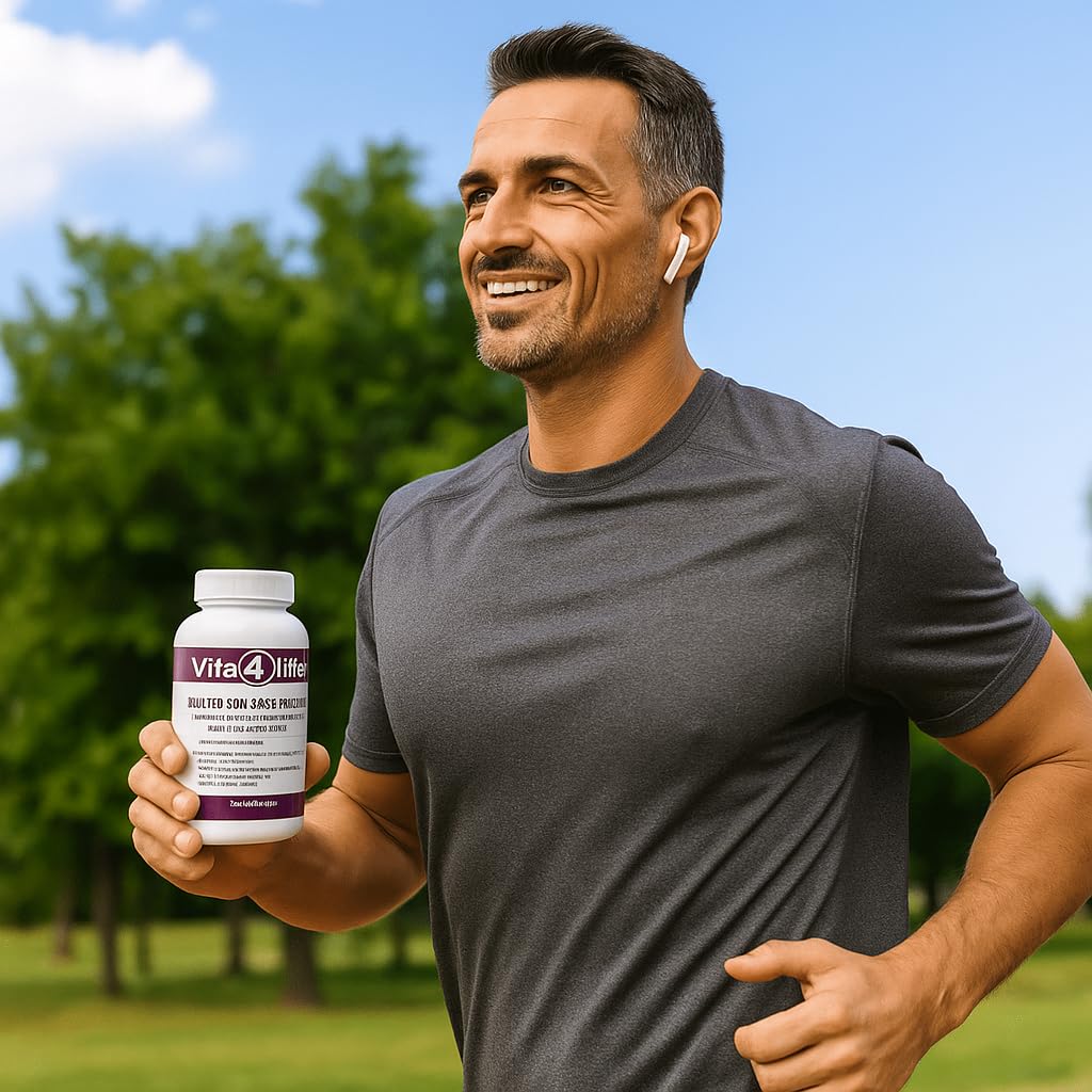 Vita4Life Multi-Standard bottle nutrition facts panel lists 50+ nutrients