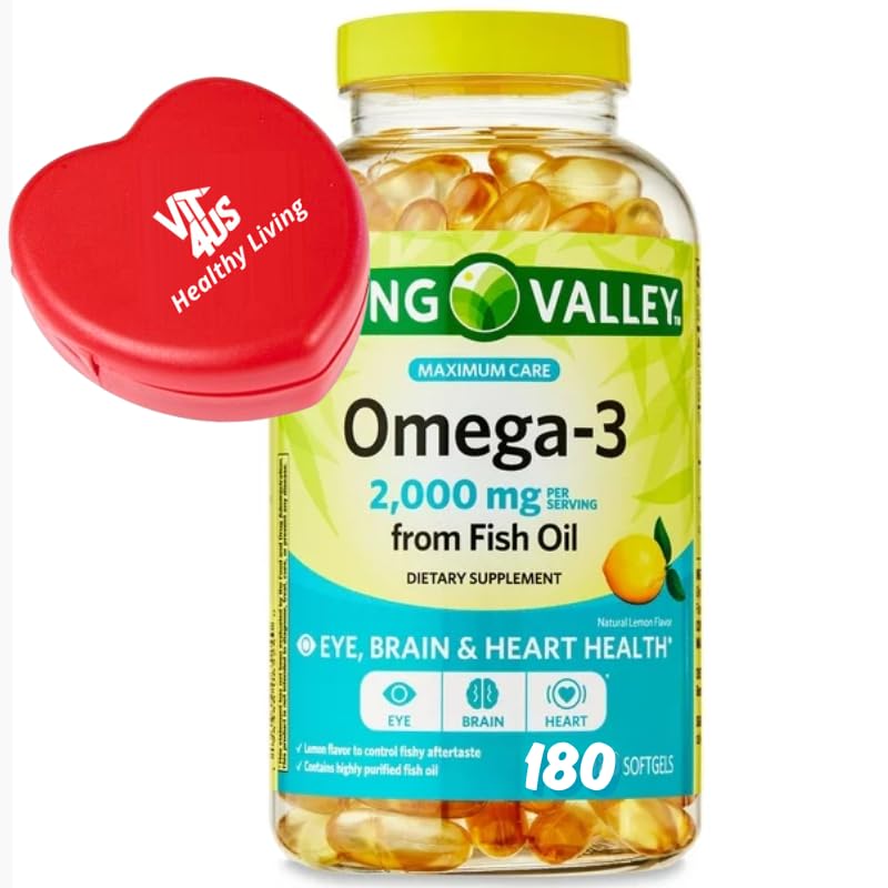 ViT4US Omega-3 softgels bottle highlights packaging and easy dosing.
