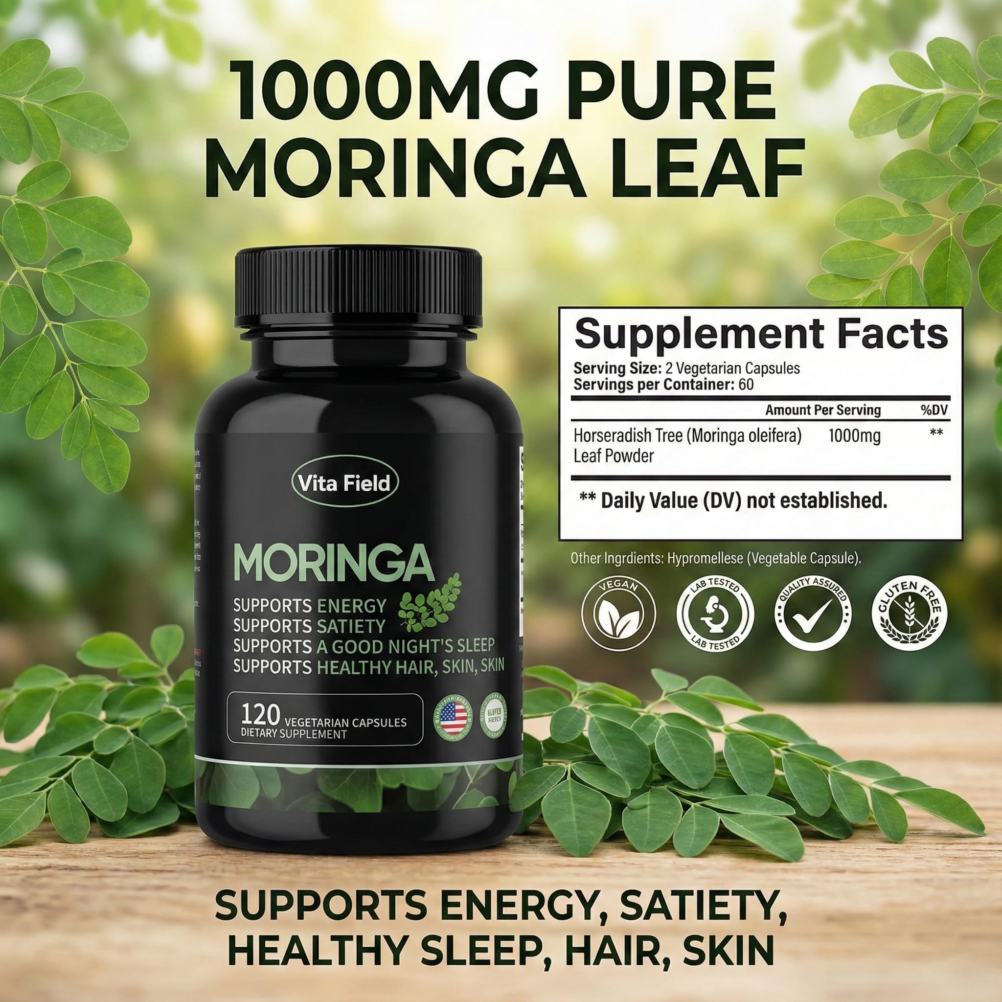 Vita Field Moringa capsules daily-use routine image