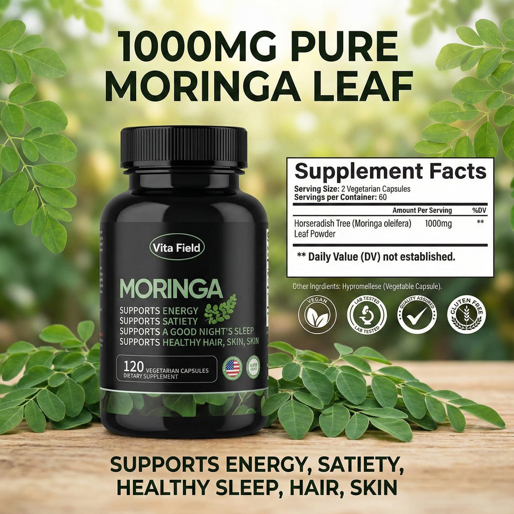 Vita Field Moringa capsules daily-use routine image