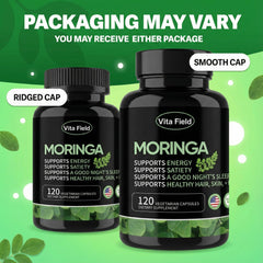 Vita Field Moringa capsules travel pack with passport