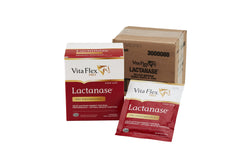 No prohibited substances label on Vita Flex Lactanase packaging.