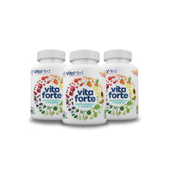 Vita Forte vegan multivitamin bottle for daily energy and immune support