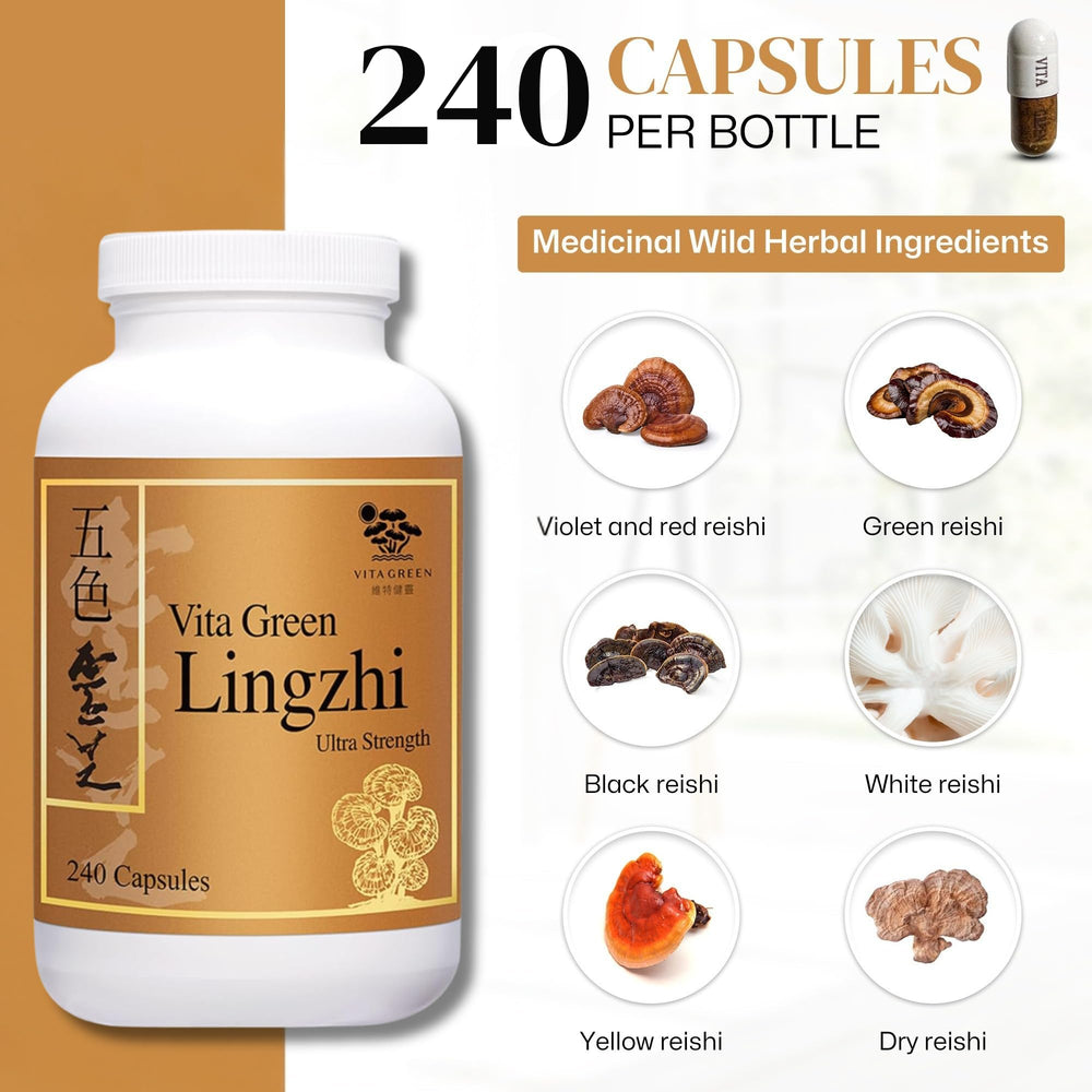Vita Green 240 capsules pack shot for convenient daily use