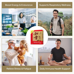 Vita Green Yin Yang Cordyceps capsules stacked for a simple daily routine.
