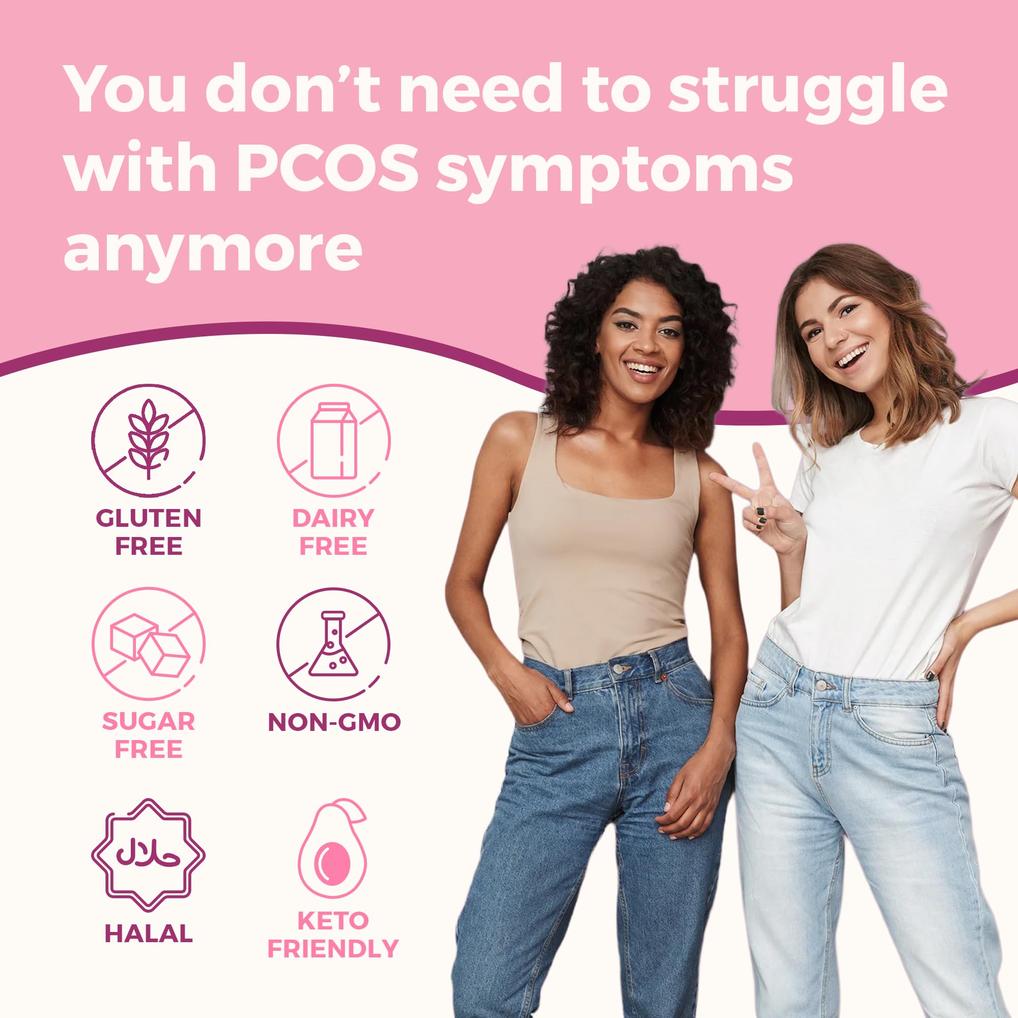 VITA-PCOS packaging front view featuring brand and product purpose