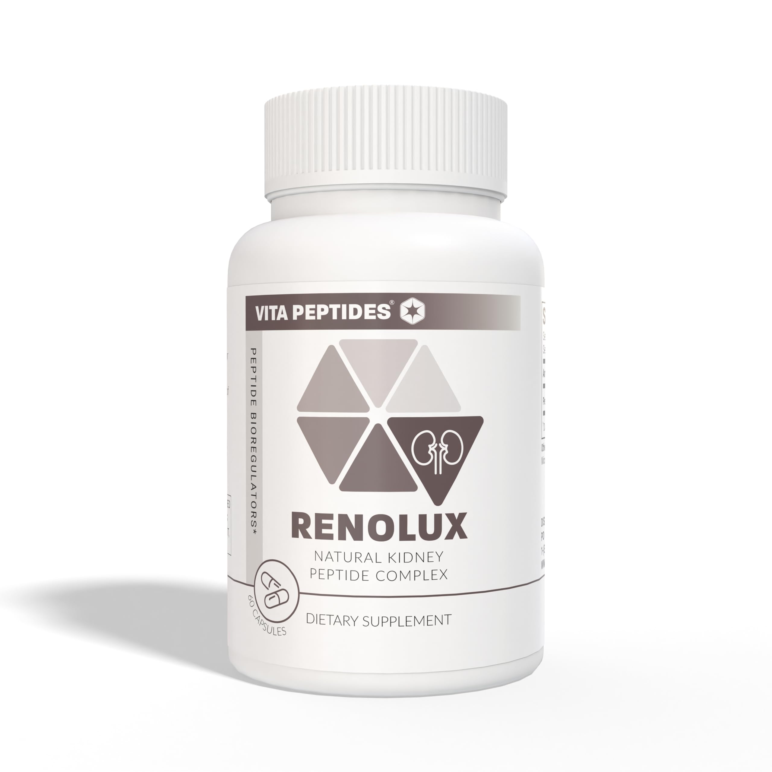 Vita Peptides Renolux dosage pack image emphasizing daily urinary wellness support