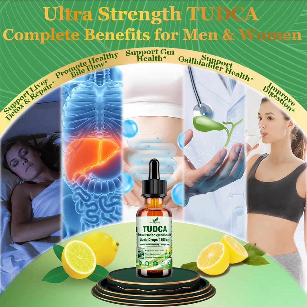 Vita PLynxera Tudca drops liquid texture highlights quick uptake and clarity.