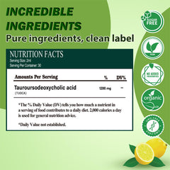 Vita PLynxera Tudca drops produced in USA in a GMP facility.