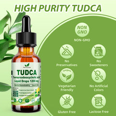 Vita PLynxera Tudca drops suitable for keto and gluten-free lifestyles.