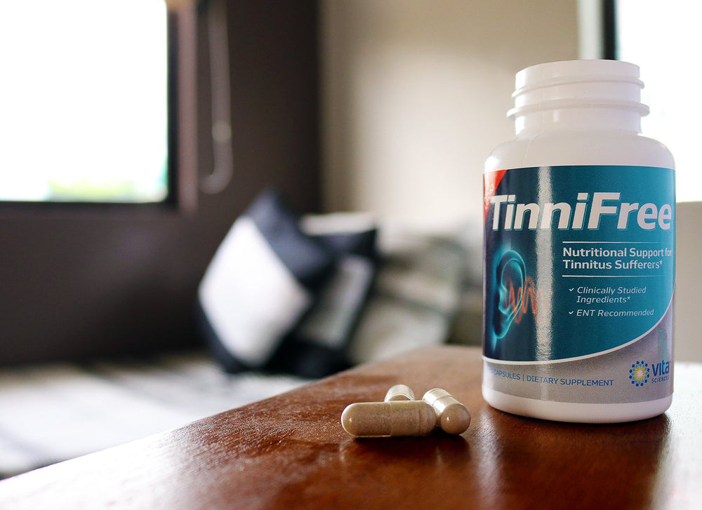 Vita Sciences Tinnifree dosage instructions, easy to follow twice-daily routine.