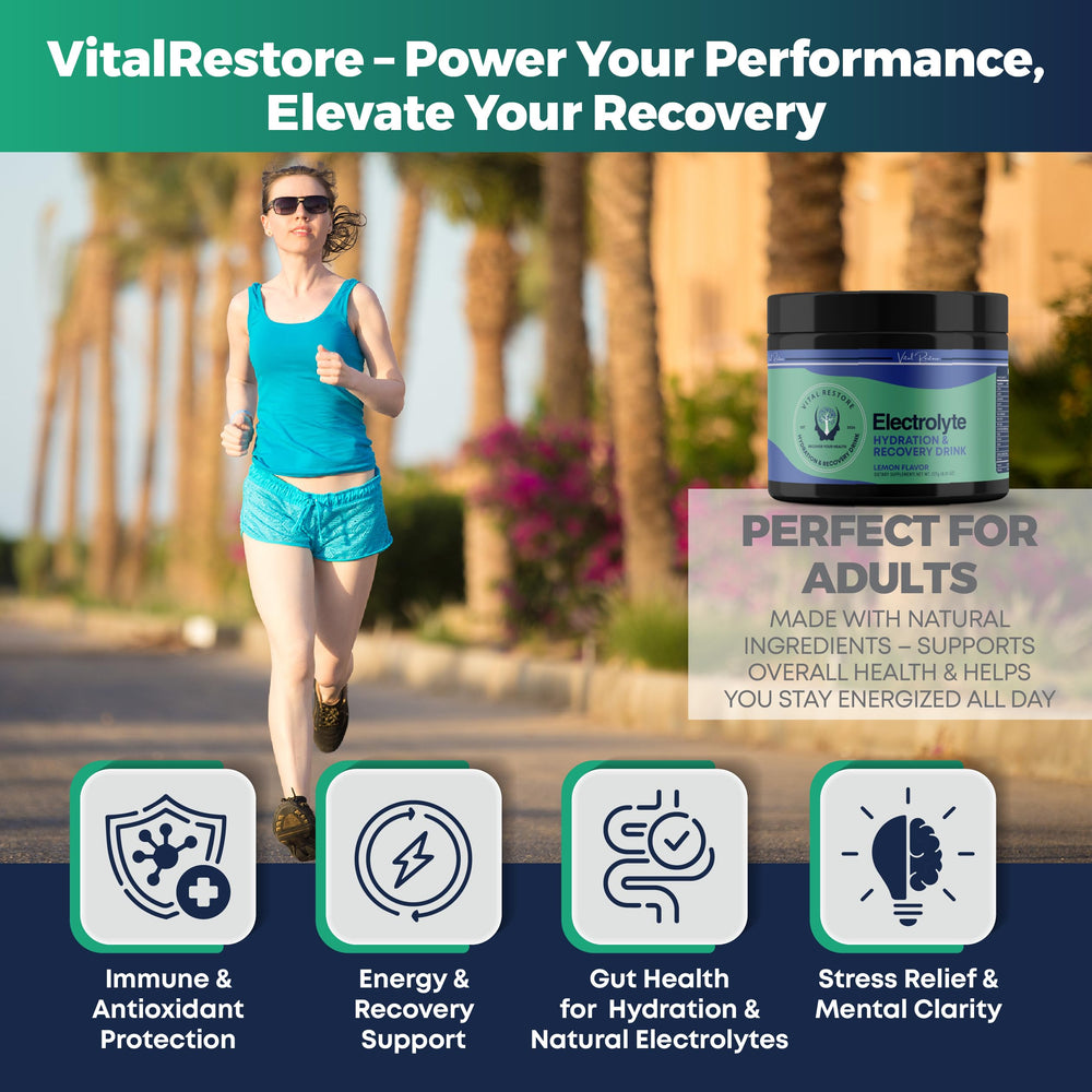 VitalRestore use during workout supports recovery and focus