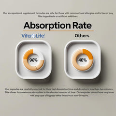 Vita4Life capsules pour into hand for easy daily dosing