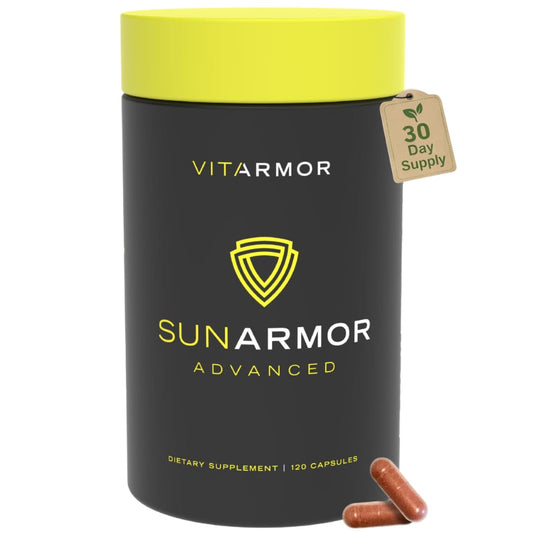 VitaArmor SunArmor Advanced bottle front for daily antioxidant support.