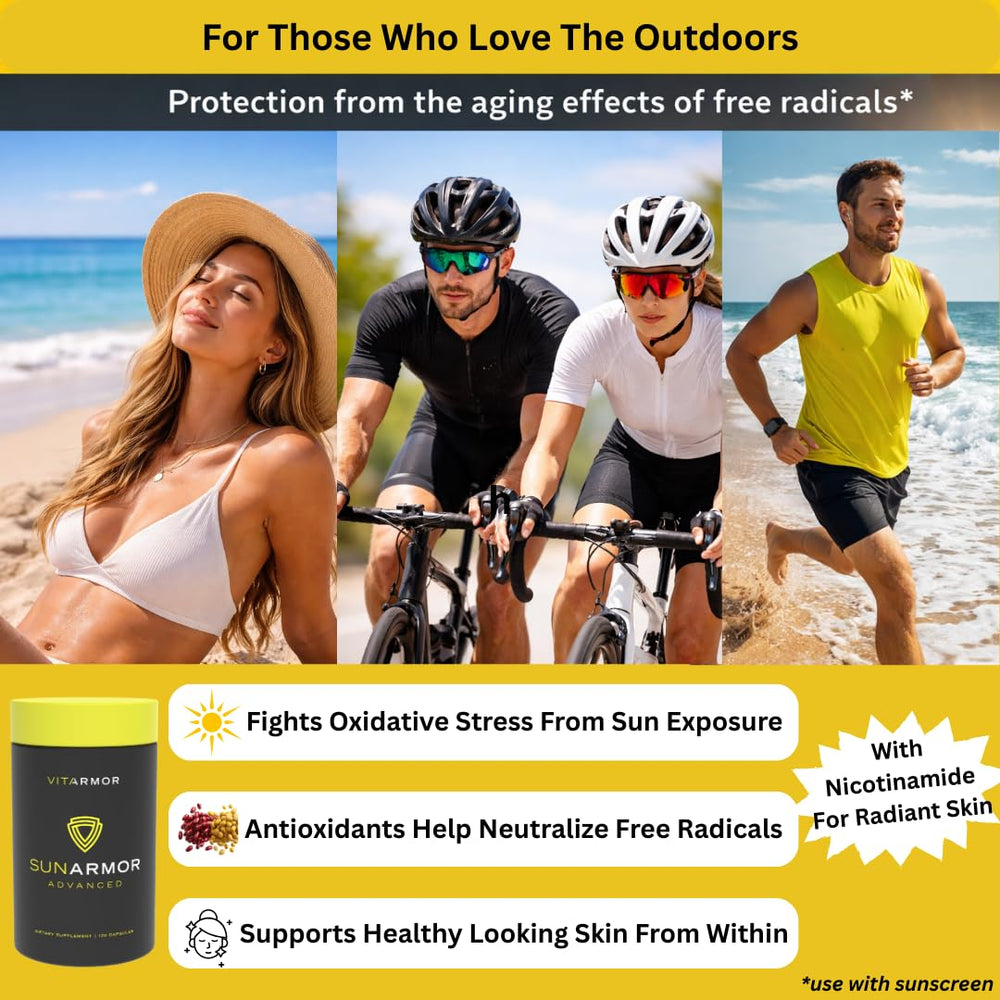 VitaArmor SunArmor Advanced capsules inside for easy daily use.