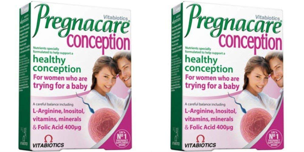 Vitabiotics Pregnacare Conception 30s 2-pack bundle for fertility planning