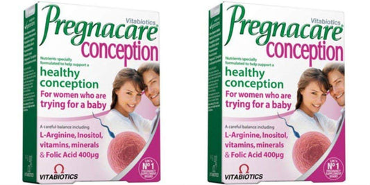 Vitabiotics Pregnacare Conception 30s 2-pack bundle for fertility planning