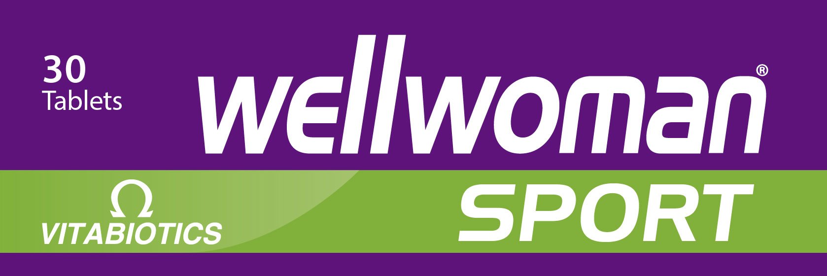 Vitabiotics Wellwoman Sport green tea extract icon suggests natural energy support.