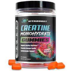 VitaBoost Creatine Gummies nutrition facts panel for informed use.