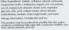 VitalBulk label emphasizing compliance and freshness for trusted supplements