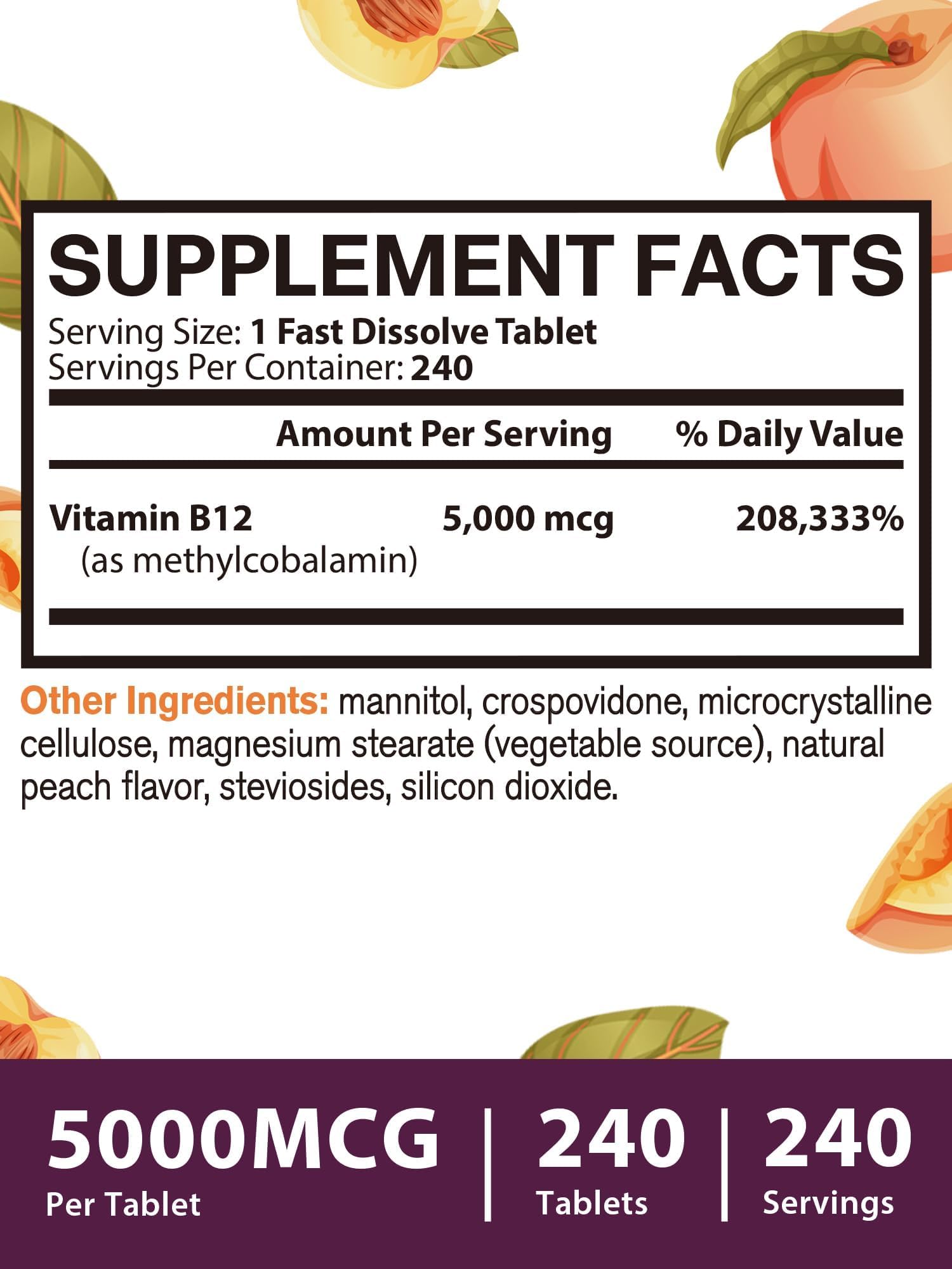 Vitacook B12 non-GMO gluten-free dairy-free formula maintains purity.