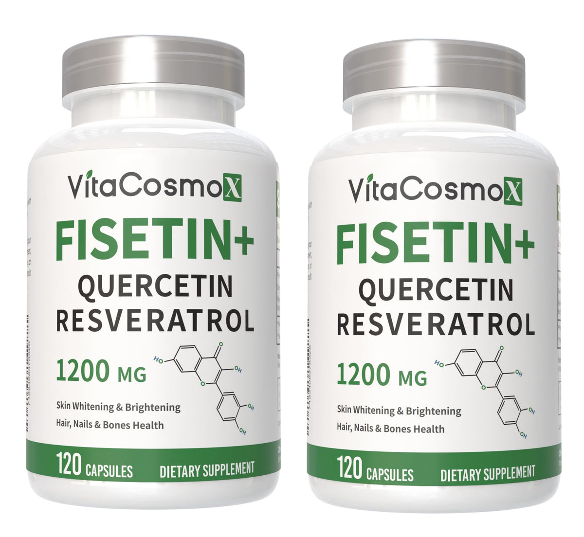 VitaCosmoX bottle front view highlights a high-potency blend for daily wellness.