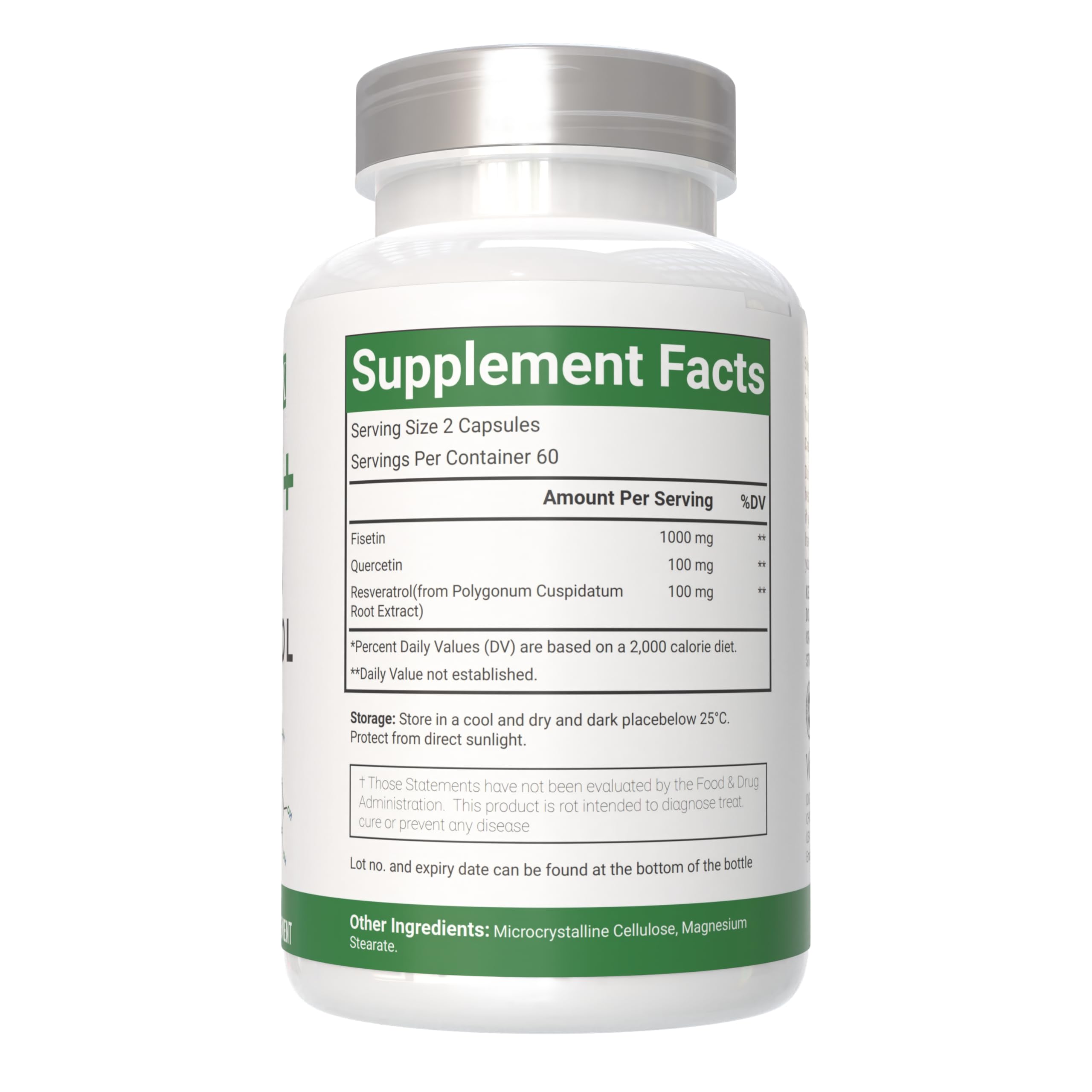 VitaCosmoX compact bottle dimensions suggest portable supplementation.