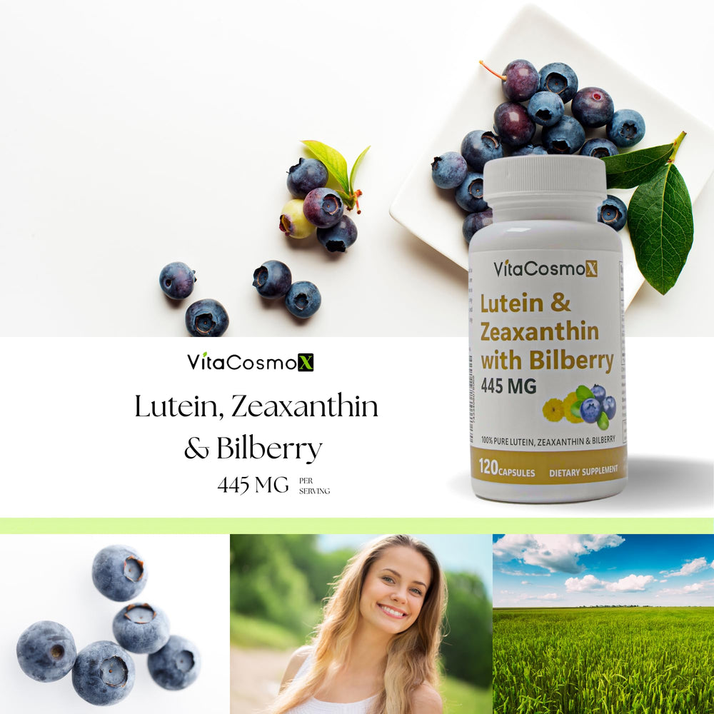 VitaCosmoX label closeup highlighting clean ingredients and non-GMO formula.