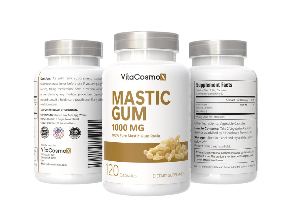 VitaCosmoX product shot highlights simple, transparent ingredient information