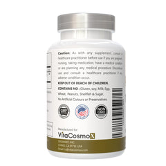 VitaCosmoX policosanol sugar cane extract USA manufactured production facility