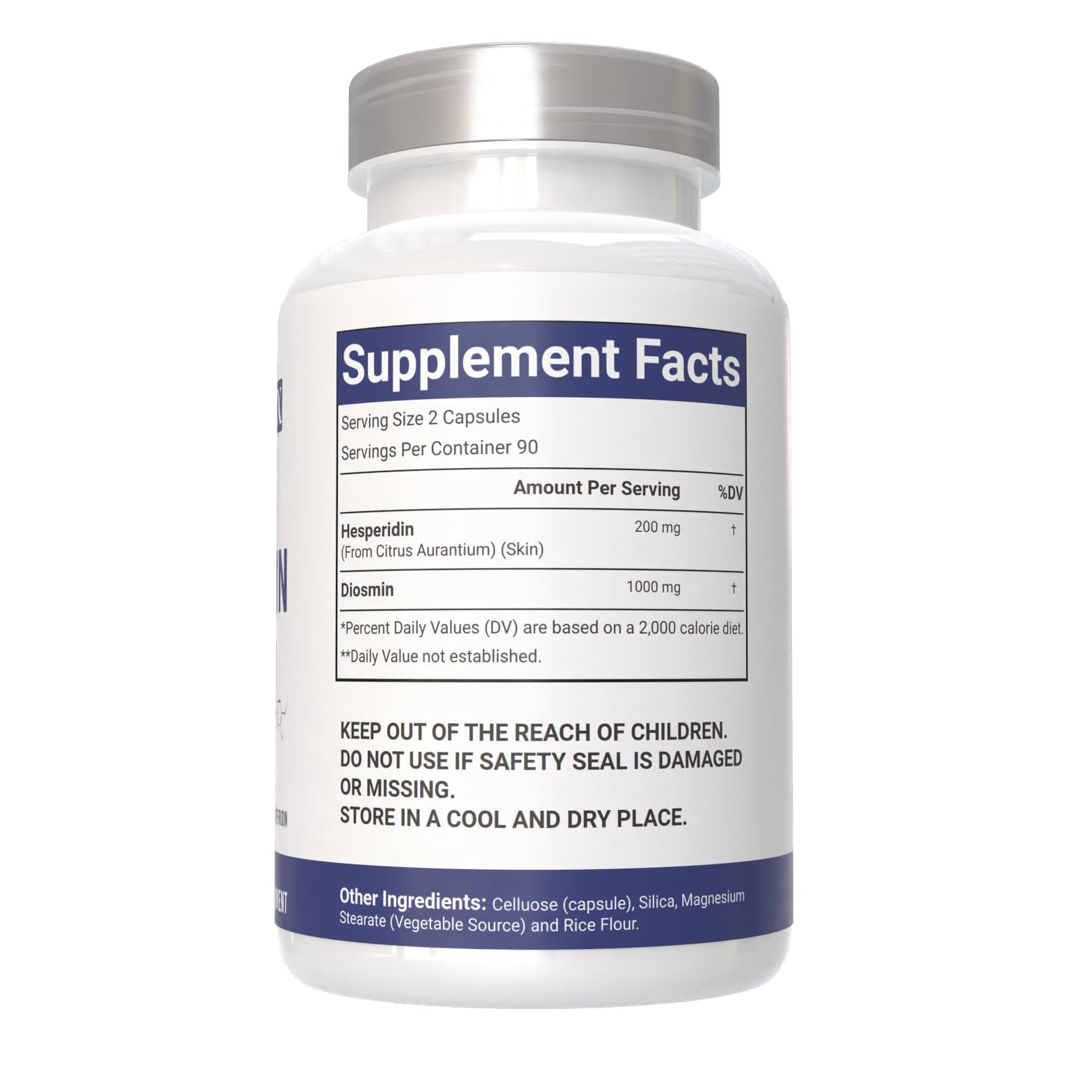 VitaCosmoX clean formula label underscores non-GMO and gluten-free ingredients.