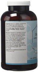 Close-up of Vitacost Mega EFA Mini Gels softgels, easy to swallow.