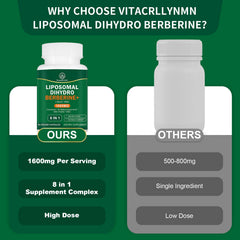 VITACRLLYNMN dihydroberberine daily routine image for metabolic support.