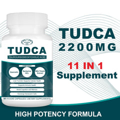 VITACRLLYNMN Tudca bottle pour illustrating easy daily supplementation