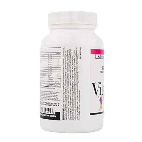 Morning routine scene with Vitadone and a glass of water
