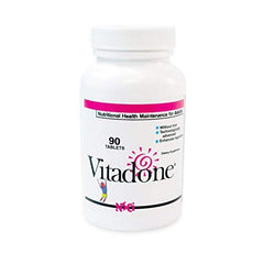 Vitadone multivitamin bottle front conveying daily vitality and trust