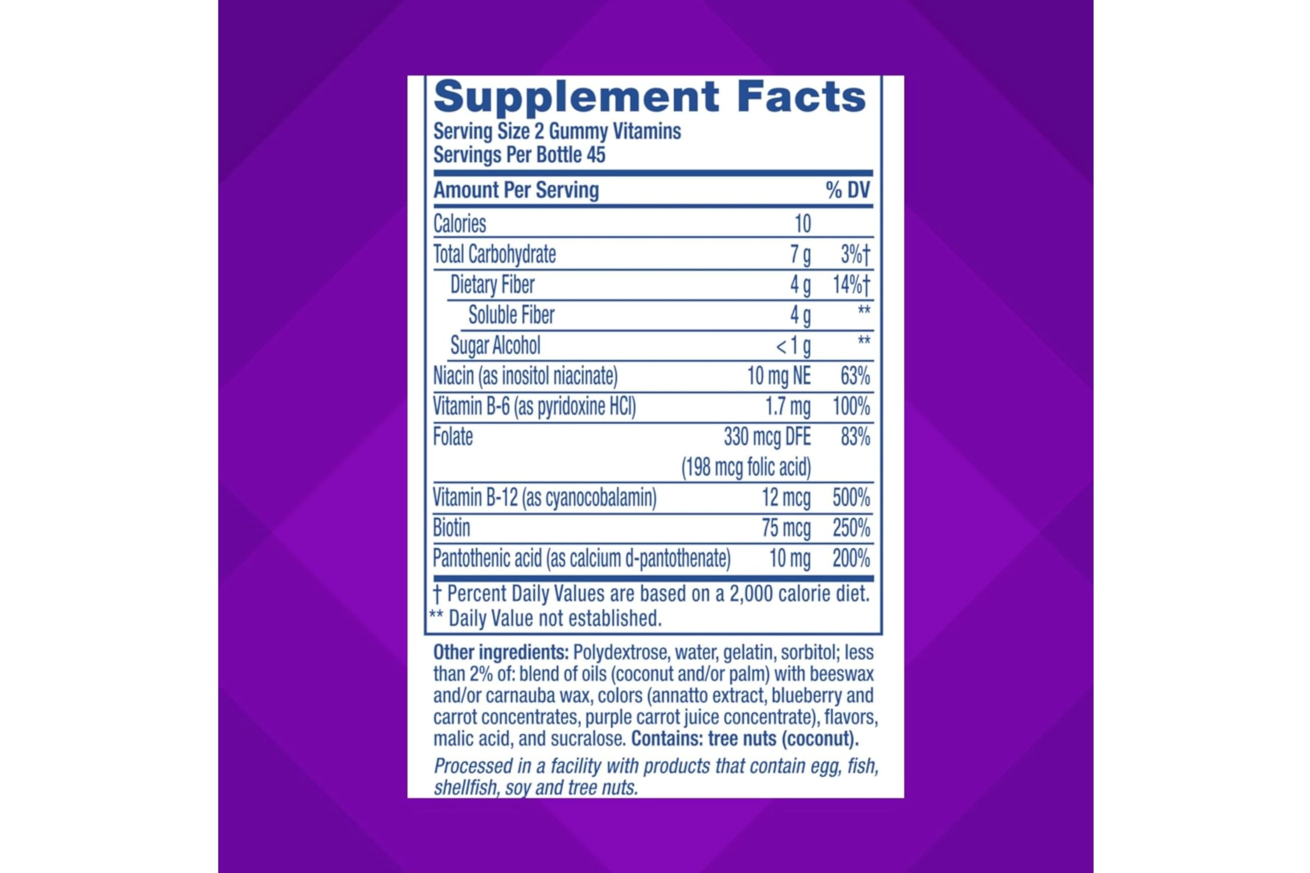 Vitafusion Fiber Well Fit two bottles in box, convenient daily fiber.
