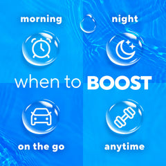 Vitafusion Hydraboost wellness ritual for active mornings.