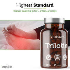 Lifestyle scene with active adults benefiting from VitaHaven Trilotin for leg comfort.