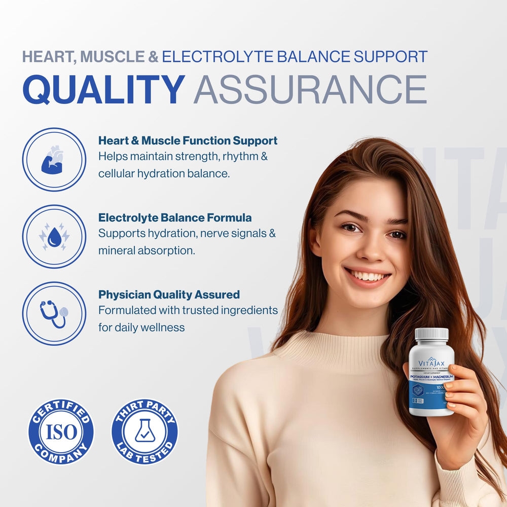 Pouring VITAJAX capsules from a bottle for easy daily supplementation.