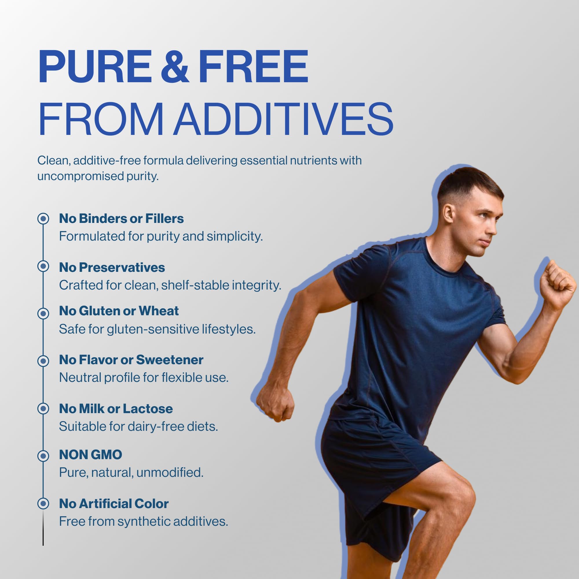 Athlete scene with VITAJAX for workout hydration and balance.